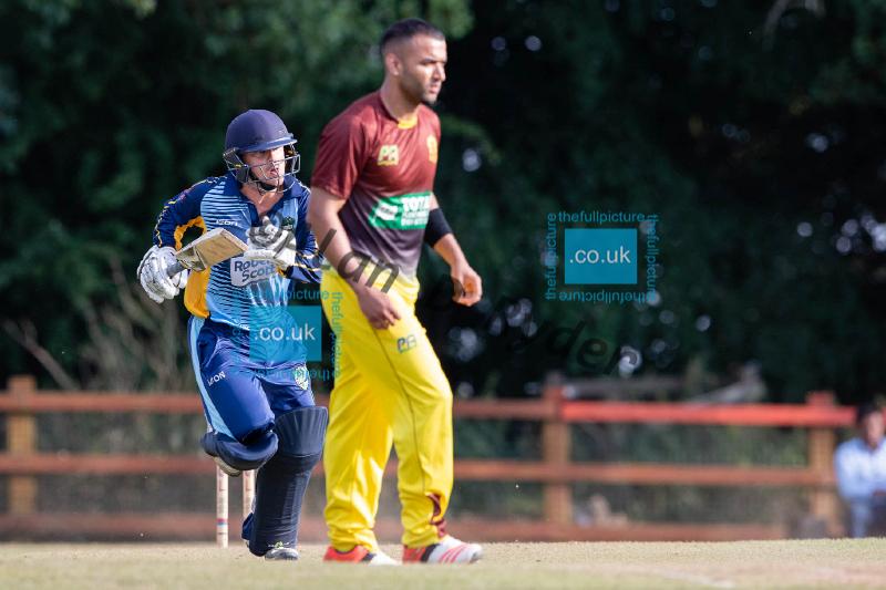 20180715 Flixton Fire v Greenfield_Thunder Marston T20 Final034.jpg - Flixton Fire defeat Greenfield Thunder in the final of the GMCL Marston T20 competition hels at Woodbank CC
